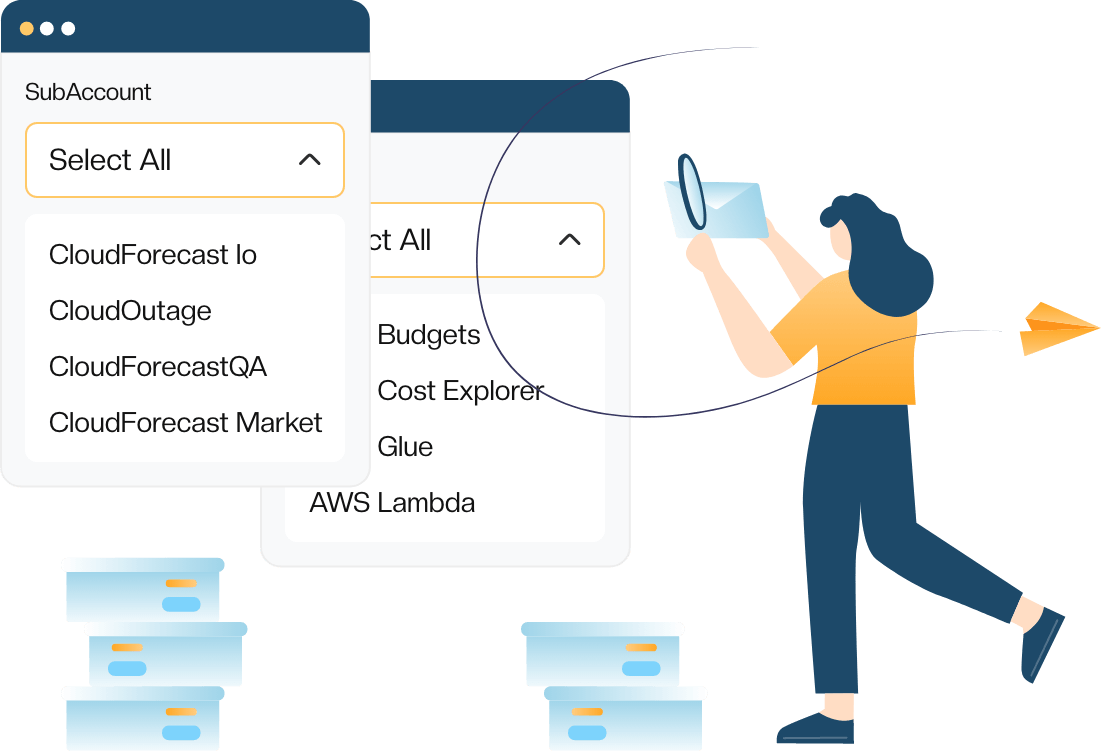 Historical view of your cost on the AWS dashboard